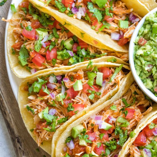 Instant Pot Chicken Tacos