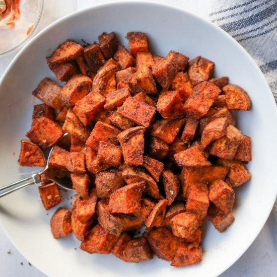 Spicy South Western Sweet Potatoes