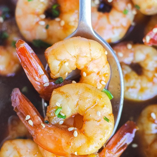 Spicy Honey Garlic Shrimp