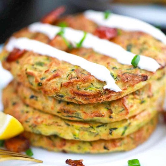 Air Fryer Zucchini Fritters