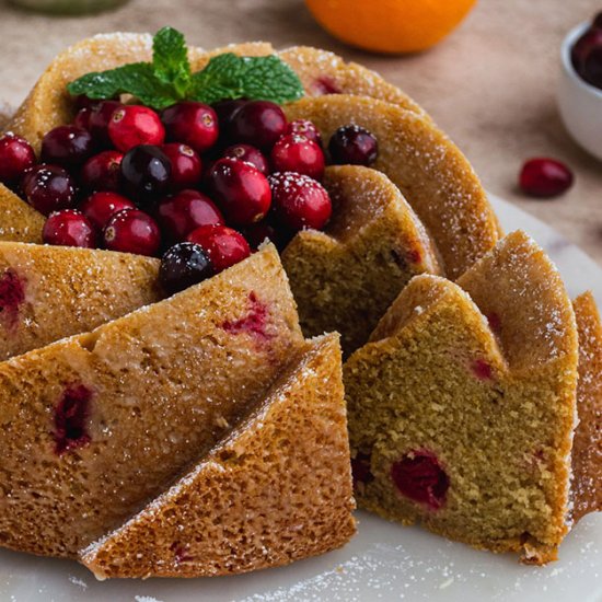 Cranberry Orange Bundt Cake