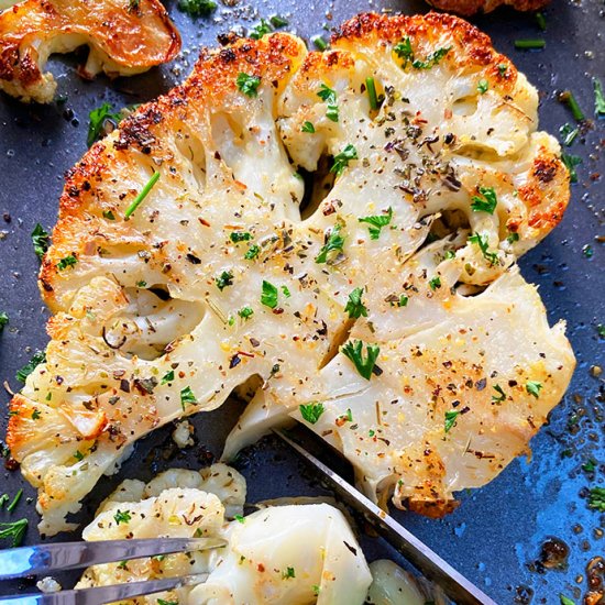 Roasted Cauliflower Steak