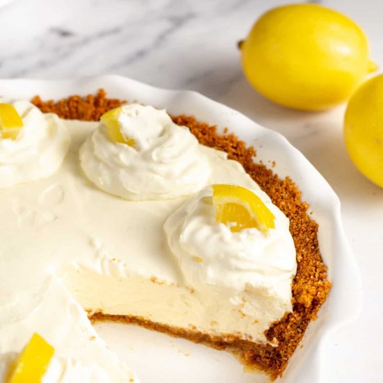 No-Bake Lemon Cream Cheese Pie