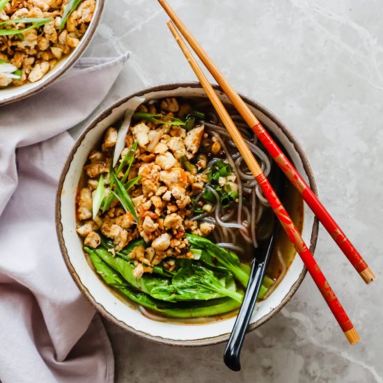 Vegan Sichuan-style Noodle Soup