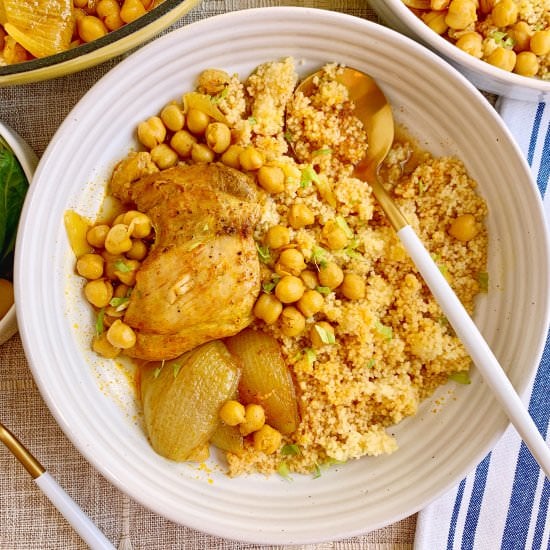 Moroccan Chicken and Couscous