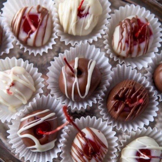 Grand Marnier Chocolate Cherries