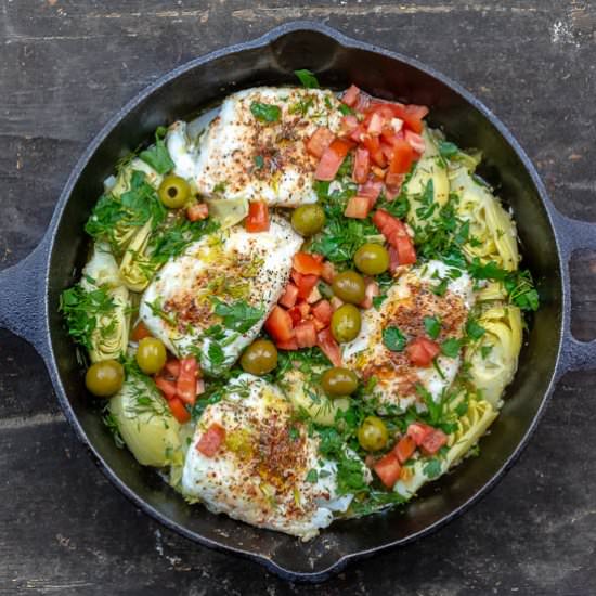 Mediterranean Lemon Garlic Haddock