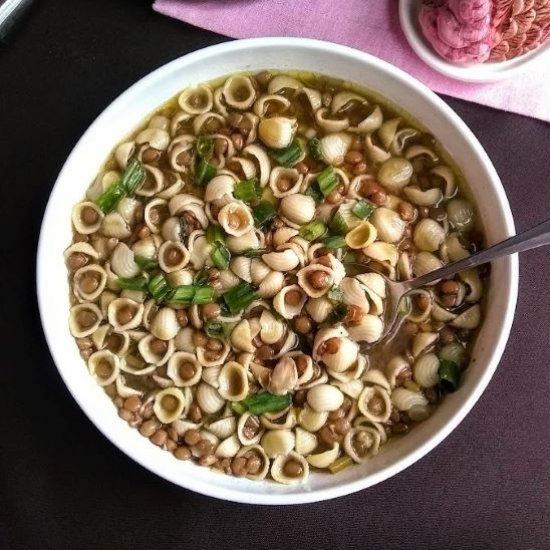 Lentils with Pasta