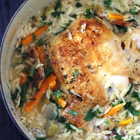 Nigella’s chicken in a pot