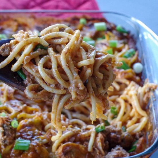 Healthy Spaghetti Casserole