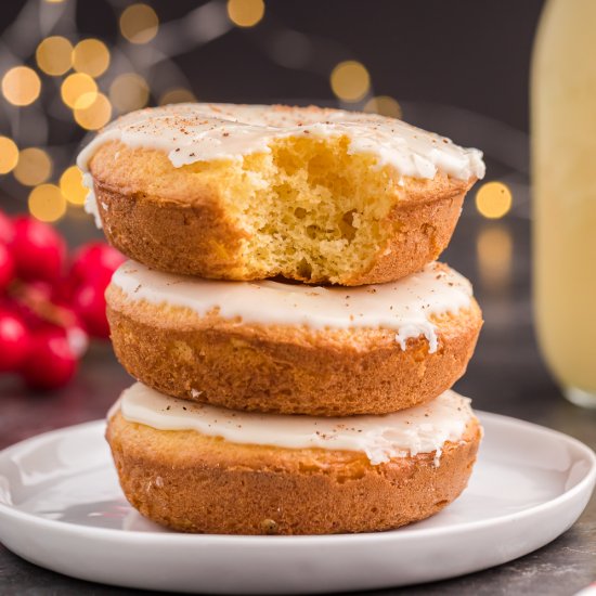 Eggnog Donuts