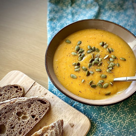 Carrot & Sweet Potato Soup