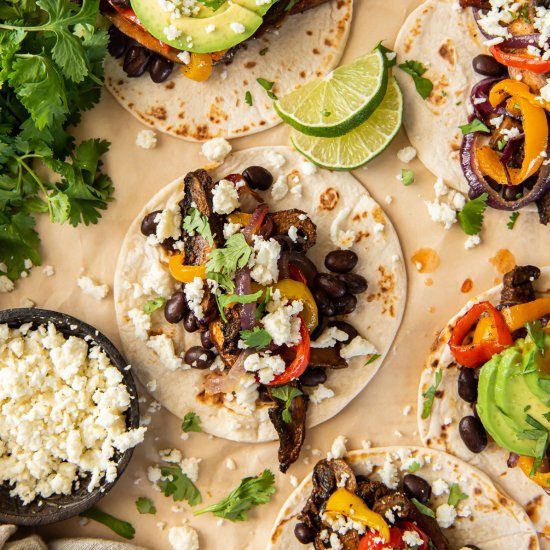 Portobello Mushroom Fajitas