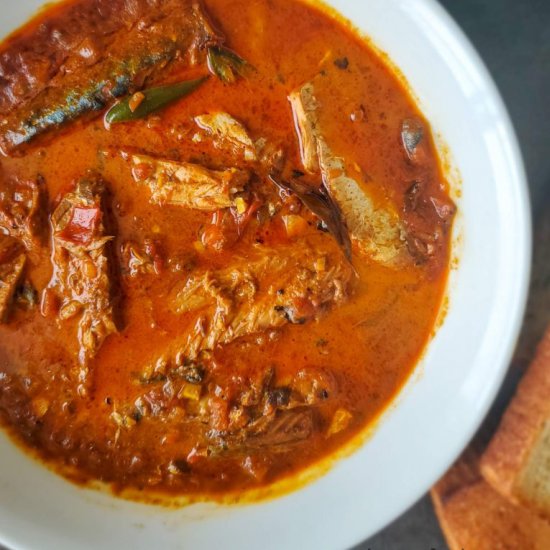 Sri Lankan Canned Mackerel curry