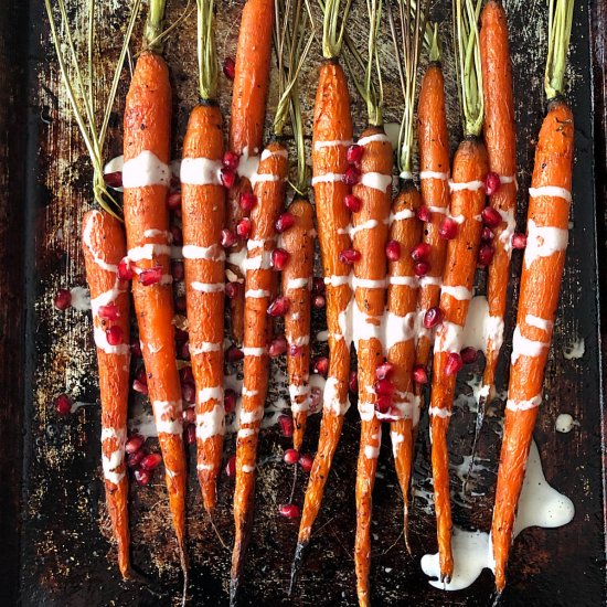 Roasted Carrots with Tahini