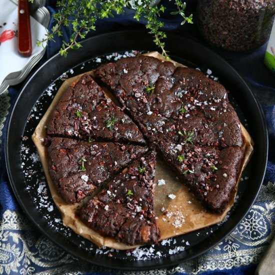 Giant Chocolate Cookie with Cacao