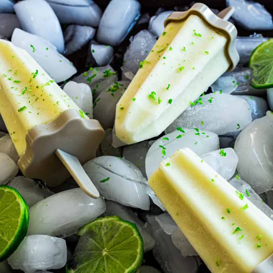 Pina Colada Popsicles