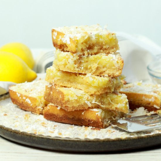 Gluten-Free Lemongrass Coconut Bars