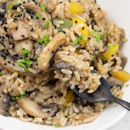 Mushroom Fried Rice