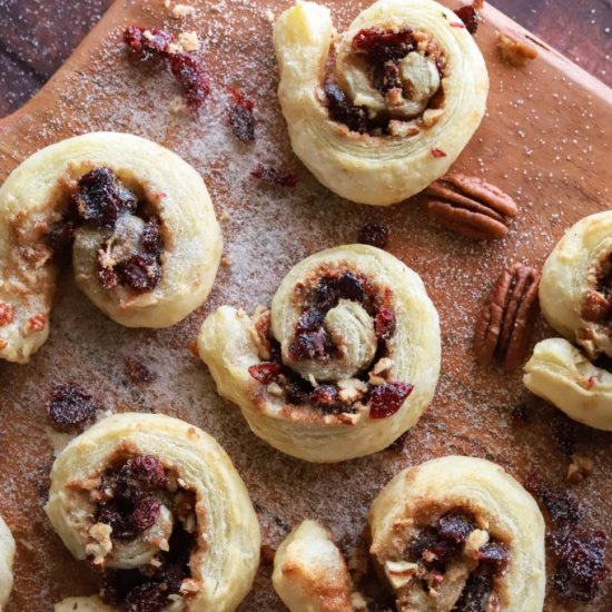 Cranberry Pecan Pinwheels