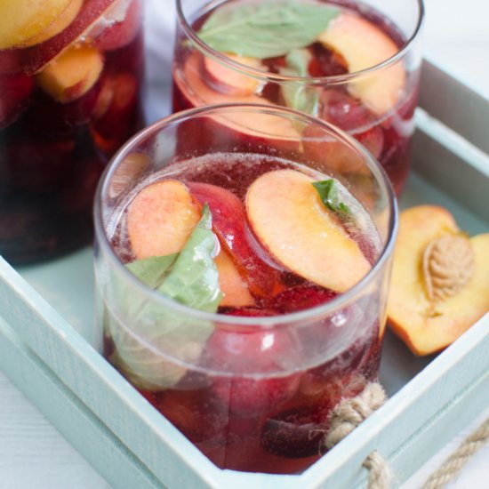 Peach Cherry Sangria