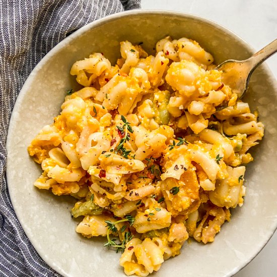 Butternut Squash Feta Pasta