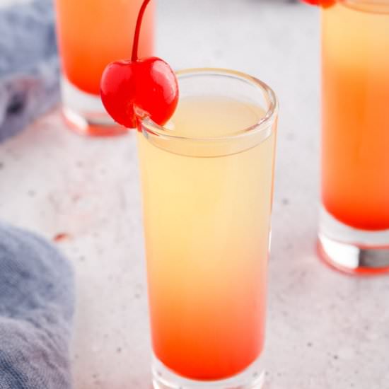 Pineapple Upside Down Cake Shot