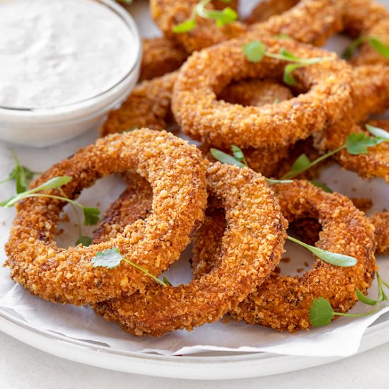 Crispy Delicata Squash Rings