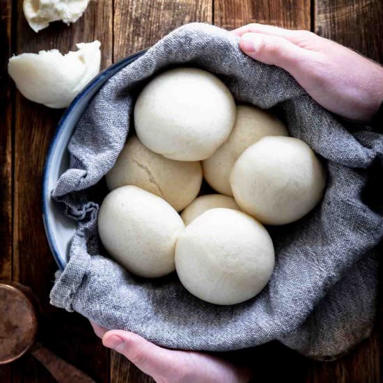 Fluffy Cheese-Stuffed Bao