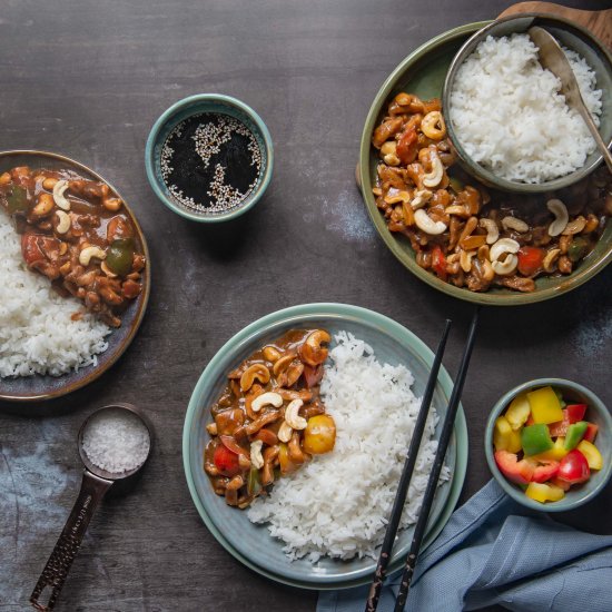 Cashew And Chicken Stir Fry