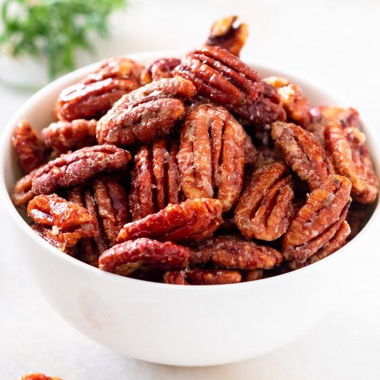 Easy Candied Pecans