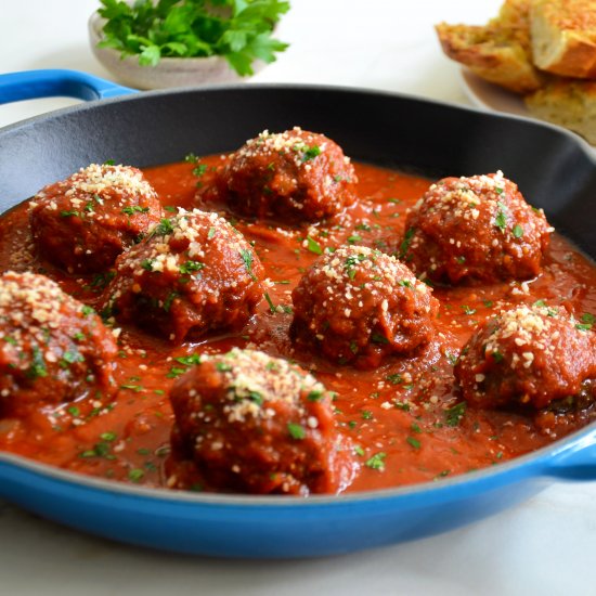 Cheese-Stuffed Meatballs