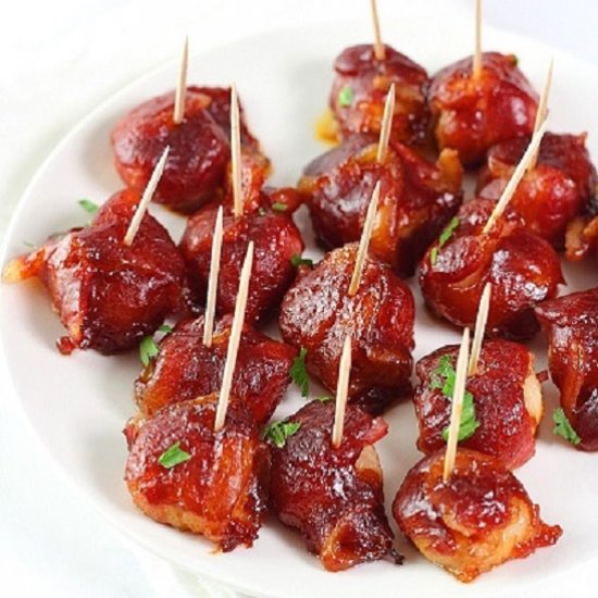 bacon-wrapped water chestnuts