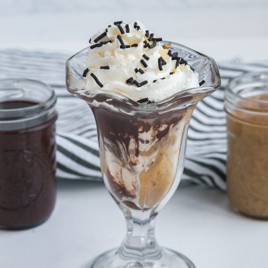 Keto Ice Cream Sundae