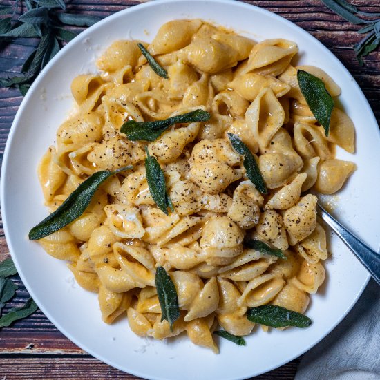 Creamy Pumpkin Ricotta Pasta