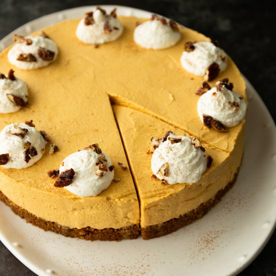 No Bake Pumpkin Cheesecake