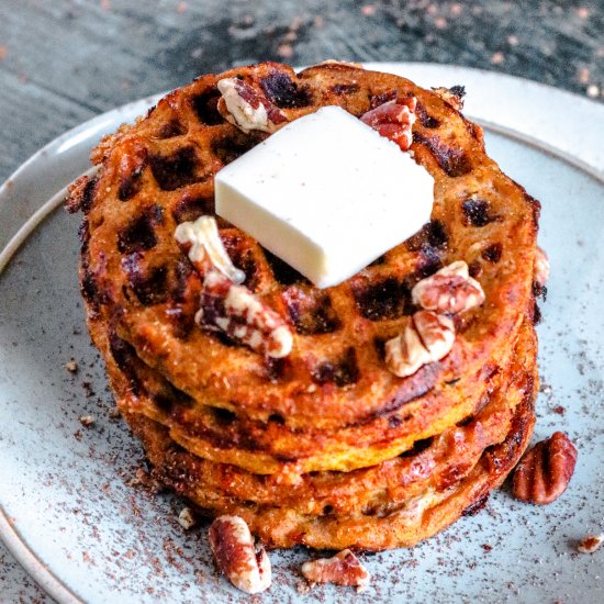 KETO PUMPKIN CHAFFLE RECIPE