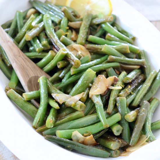 Garlic Lemon Green Beans