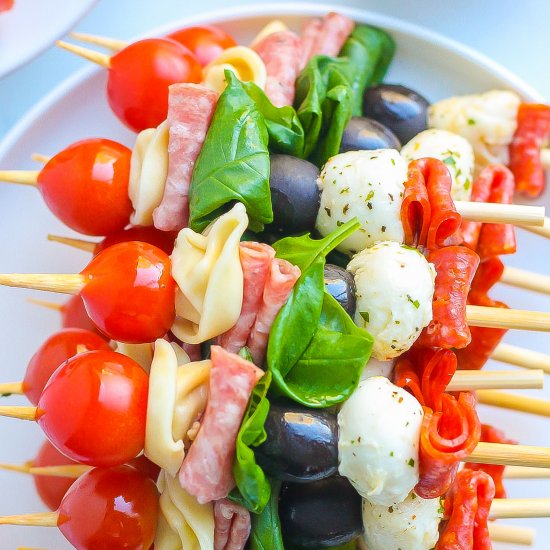 10 Minute Antipasto Skewers