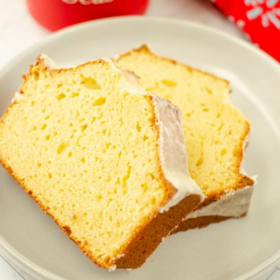 Glazed Eggnog Bread