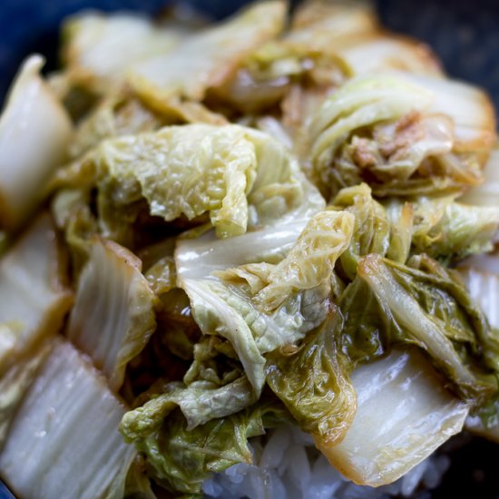 Stir-Fried Napa Cabbage