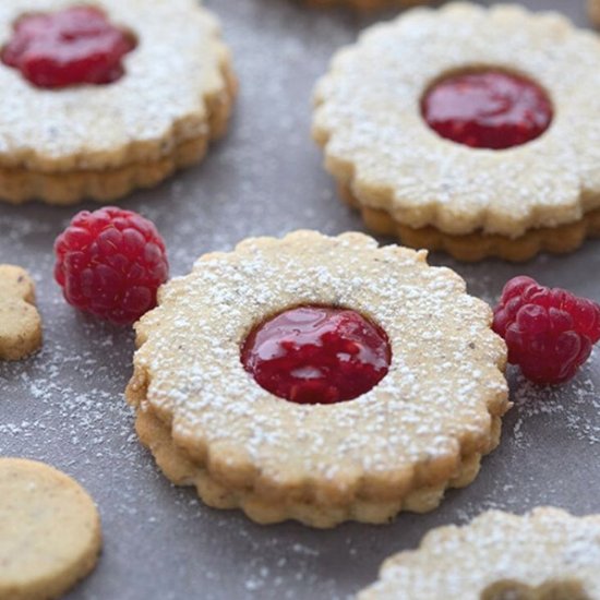 Keto Linzer Cookies