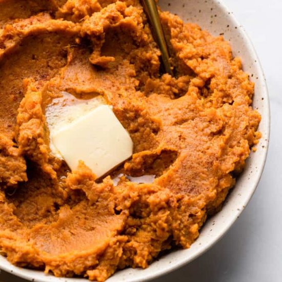 Healthy Mashed Sweet Potatoes