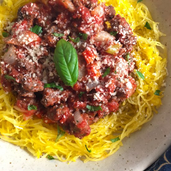 Air Fryer Spaghetti Bolognese Sauce