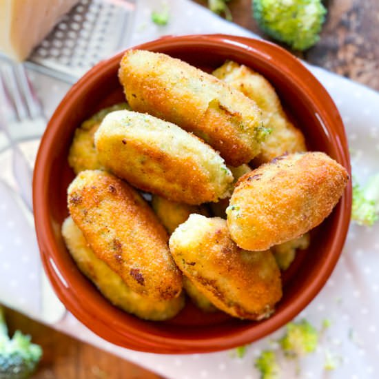 Spanish Broccoli & Cheese Croquette