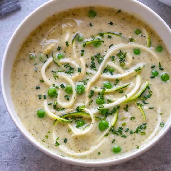 CREAMY ZUCCHINI (NOODLE) BROCCOLI S