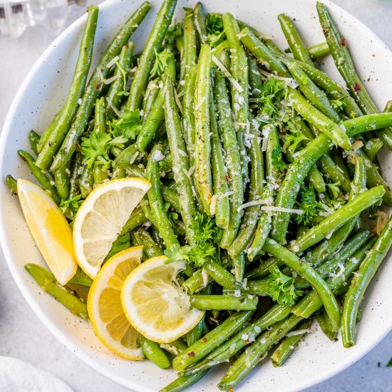 OVEN ROASTED GARLIC PARMESAN GREEN