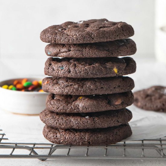 Chocolate Chocolate Chip Cookies