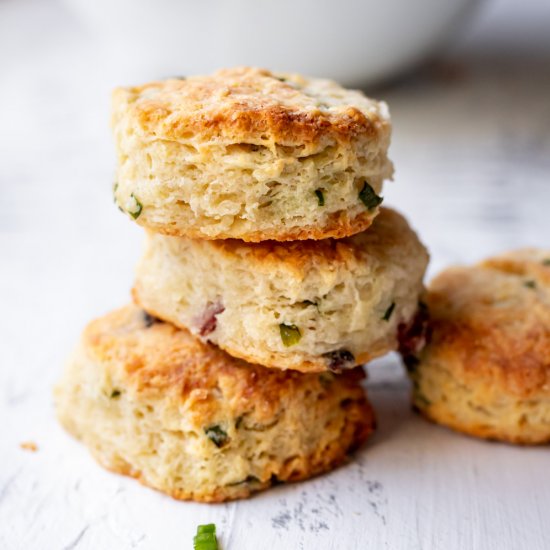 Chinese Sausage Biscuits