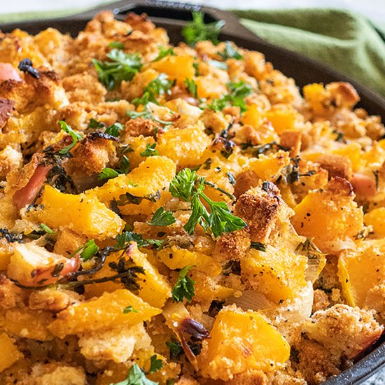 Apple Butternut Squash Stuffing